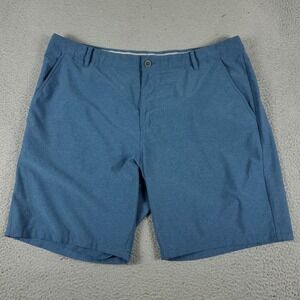 Puma Shorts Mens Size 40 Blue Golf Casual Flat Front Chino